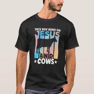 T-shirt Cow Apparel Farmer Cows Lover for Boys Premium