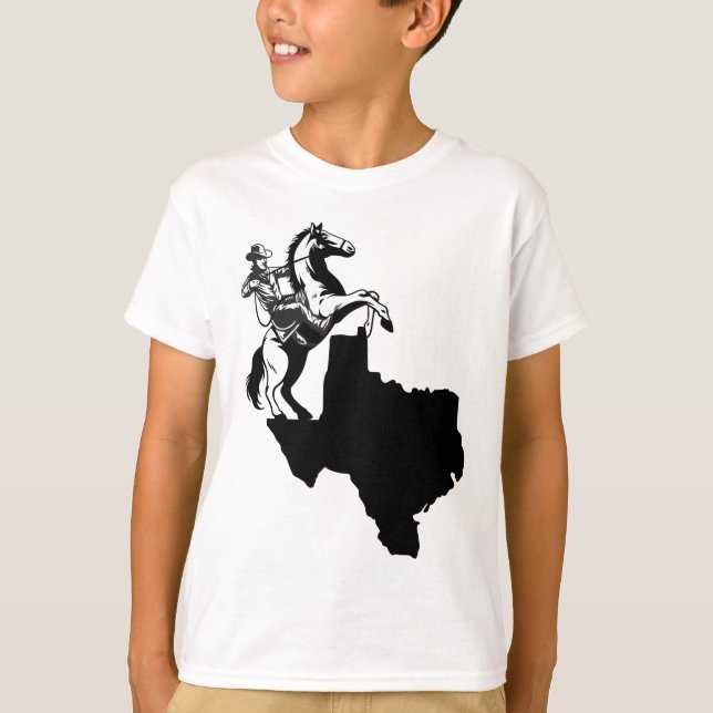 T-shirt Cow-boy du Texas (Devant)
