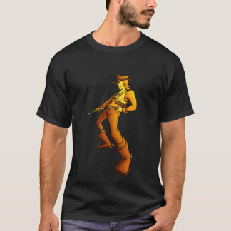 T-shirt Cow-boy tireur d'élite rétro