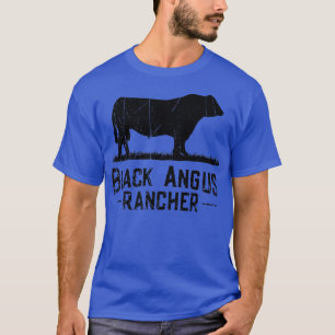 T-shirt Cow Farmer Black Angus Rancher