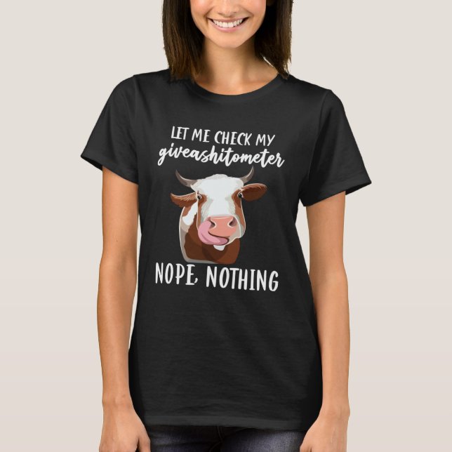 T-shirt Cow for Cows Farm  & Highland Farmer Cow (Devant)
