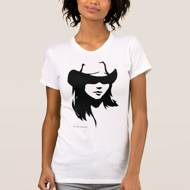 T-shirt cow-girl (Devant)