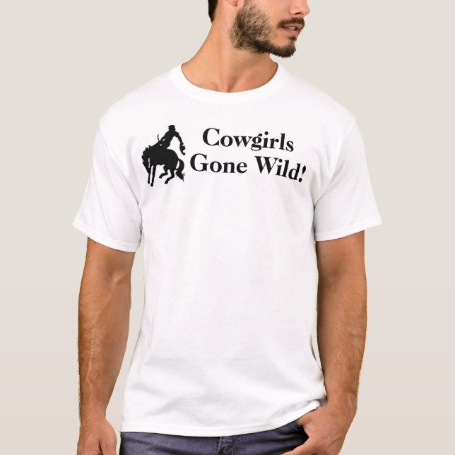 T-shirt Cow-girls folles (Devant)