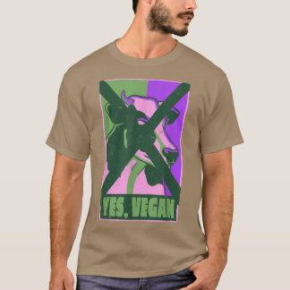 T-shirt Cow Healthy Vegetable Proud Vegetarian Yes Vegan