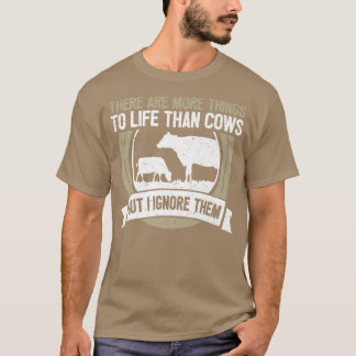 T-shirt Cow Lover Cattle Farmer Dit Vache