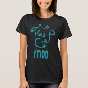 T-shirt Cow Moo une série avec Sheep Baa, Duck Quack &