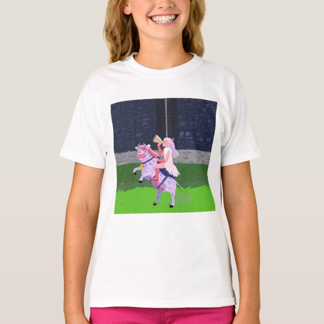 T-shirt Cow warrior (Devant)