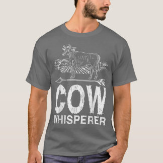 T-shirt Cow Whisperer Farmer Vintage