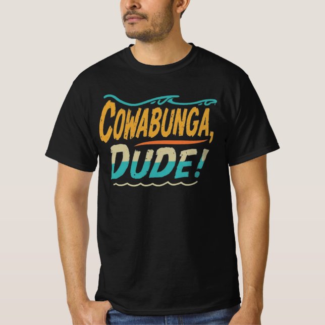 T-shirt Cowabunga, mec (Devant)