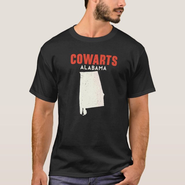 T-shirt Cowarts Alabama USA State America Travel (Devant)