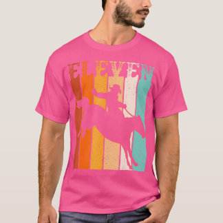 T-shirt Cowboy 11E Anniversaire Rodéo Cheval 11 Ans Weste