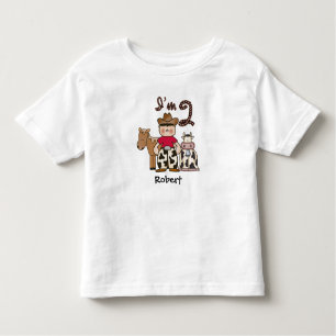 T-shirt Cowboy 2nd Birthday Toddler