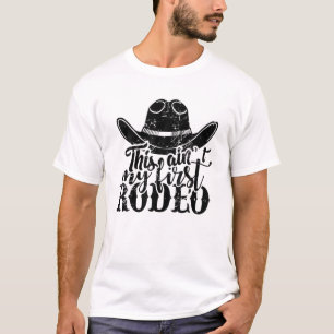 T-shirt Cowboy Casquette Ce n'est pas mon premier rodéo co