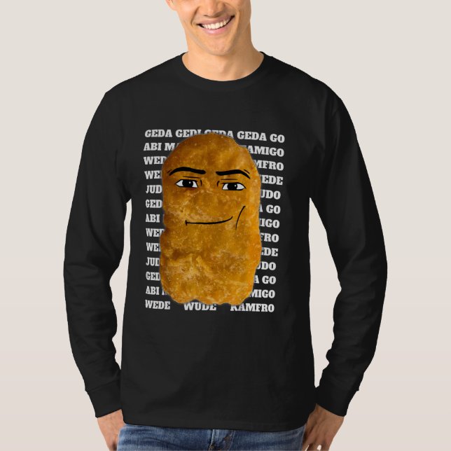 T-shirt Cowboy Chicken Nugget mème (Devant)