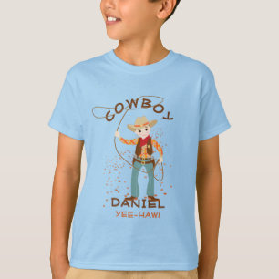 T-shirt Cowboy cool avec lasso anniversaire de enfant Part