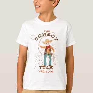 T-shirt Cowboy cool avec lasso anniversaire de enfant Part