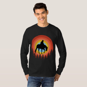 T-Shirt COWBOY COUCHER DE SOLEIL COLORÉ