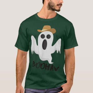 T-shirt Cowboy Cowgirl BooHaw Retro Western Ghost drôle Ha