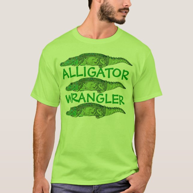 T-shirt Cowboy d'alligator (Devant)