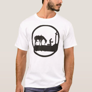 T-shirt cowboy de prière