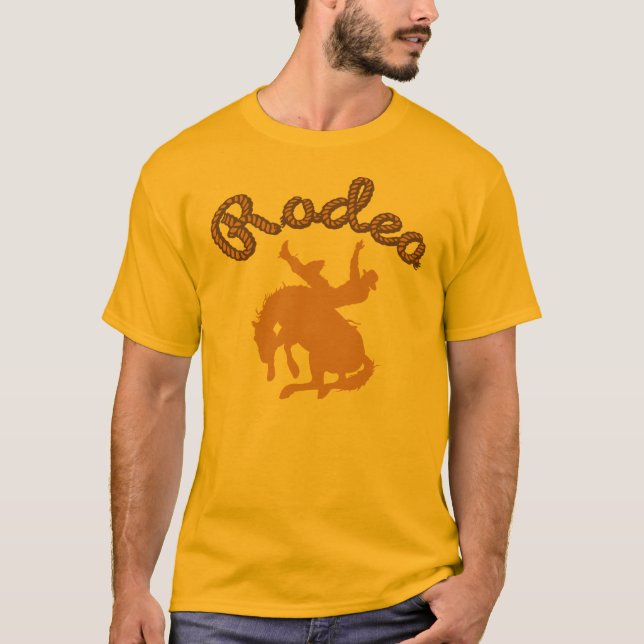 T-shirt Cowboy de rodéo (Devant)