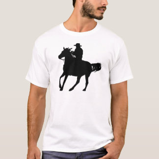 T-shirt Cowboy et son cheval