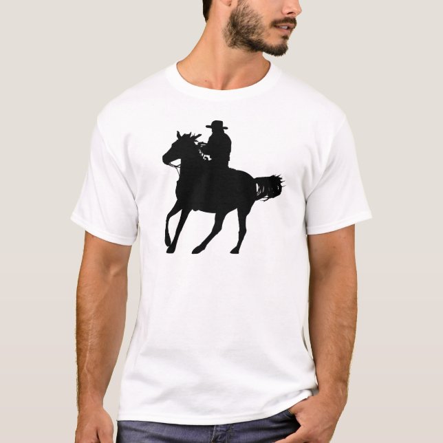 T-shirt Cowboy et son cheval (Devant)
