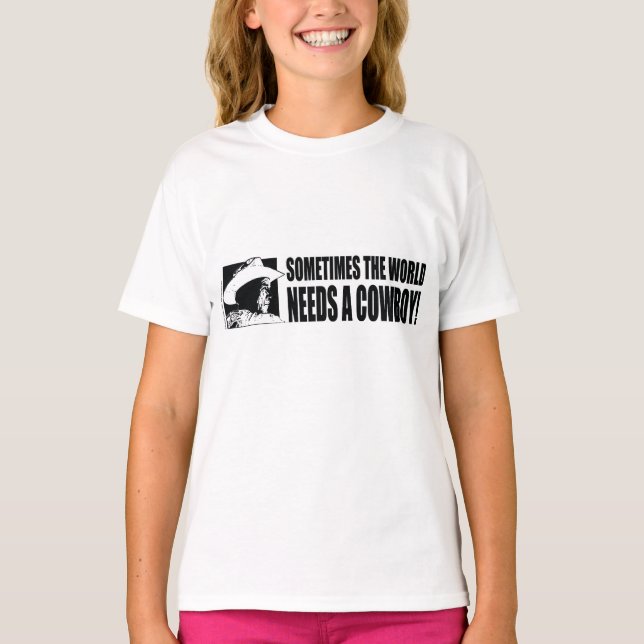 T-shirt Cowboy George W Bush (Devant)