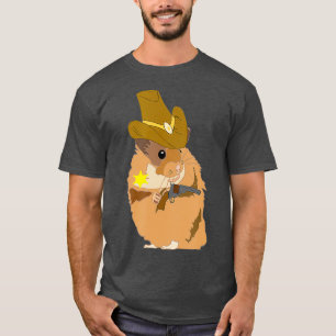 T-shirt Cowboy Hamster Wild West Sherrif Hammy Howdy