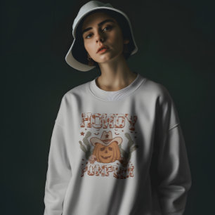 T-shirt Cowboy "Howdy Citrouille" mignonne Halloween Ouest