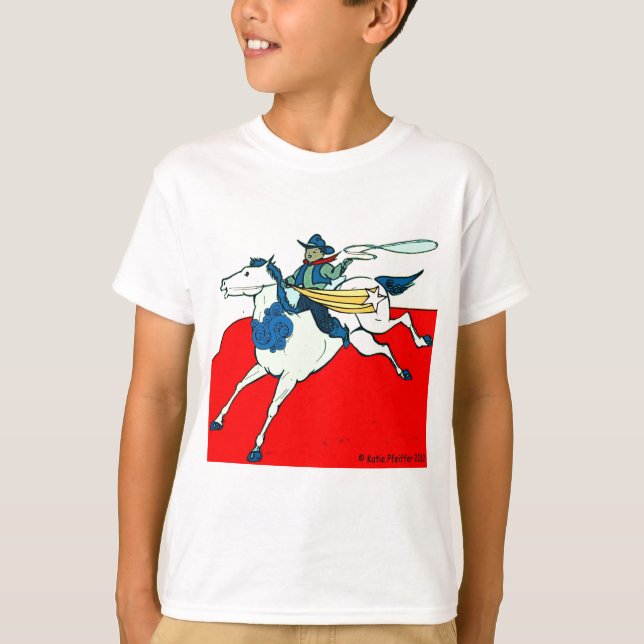 T-shirt Cowboy Kid par Katie Pfeiffer (Devant)