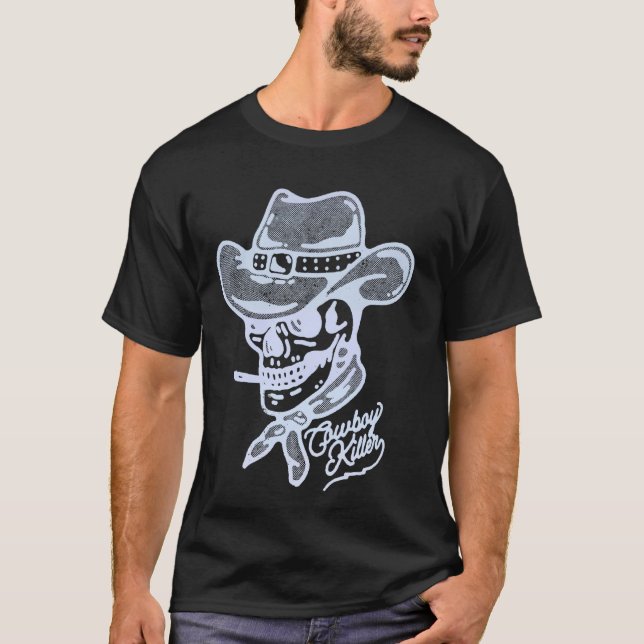 T-shirt Cowboy Killer Western Graphic (Devant)