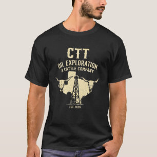 T-shirt Cowboy Occidental de Rancher de Champ Pétrolier Vi