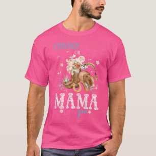 T-shirt Cowboy Ou Cowgirl Faire-part De La Fête De Révélat