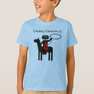 T-shirt Cowboy Personnalisable Anniversaire