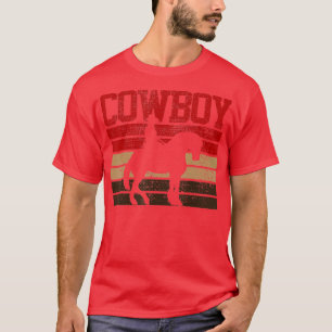 T-shirt Cowboy Rodeo Cheval Pays cadeau