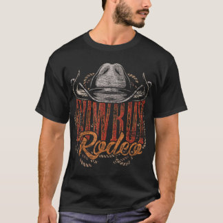 T-shirt Cowboy Rodeo Western Texan cadeau Pays Bull