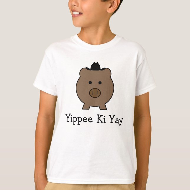 T-shirt Cowboy Roy Pig (Devant)