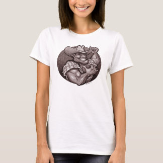 T-shirt Cowboy Sepia