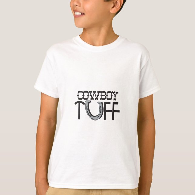 T-shirt Cowboy Tuff (Devant)