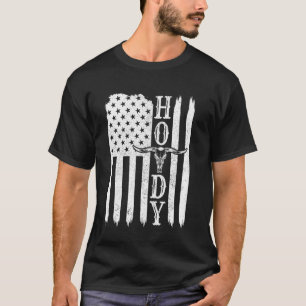 T-shirt Cowboycore Howdy Rétro Bottes et Chapeaux de Cowgi