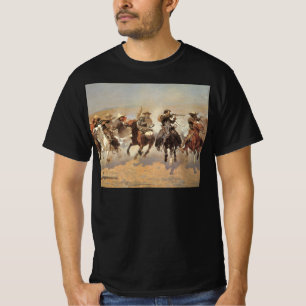 T-shirt Cowboys d'antan, La Ruée vers le Bois par Remingto