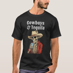 T-shirt Cowboys Et Tequila