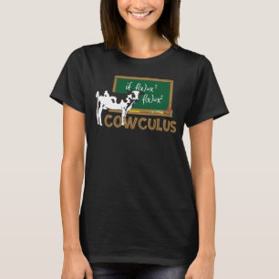 T-shirt Cowculus Calcul Humour Blague de calcul mathémati