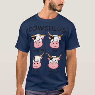 T-shirt Cowculus Math Lovers Funny Cow Calculus Math Teach