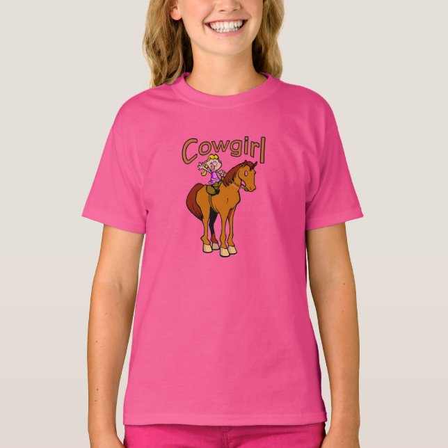 T-shirt Cowgirl (Devant)