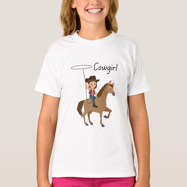 T-shirt Cowgirl (Devant)