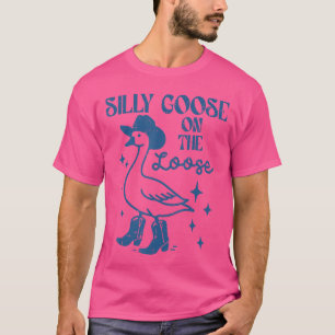 T-shirt Cowgirl à l'Oie Débridée Vintage Cowboy Drôle Homm