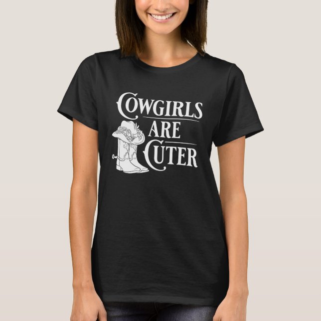 T-shirt Cowgirl Boots Quotes Party Horse (Devant)