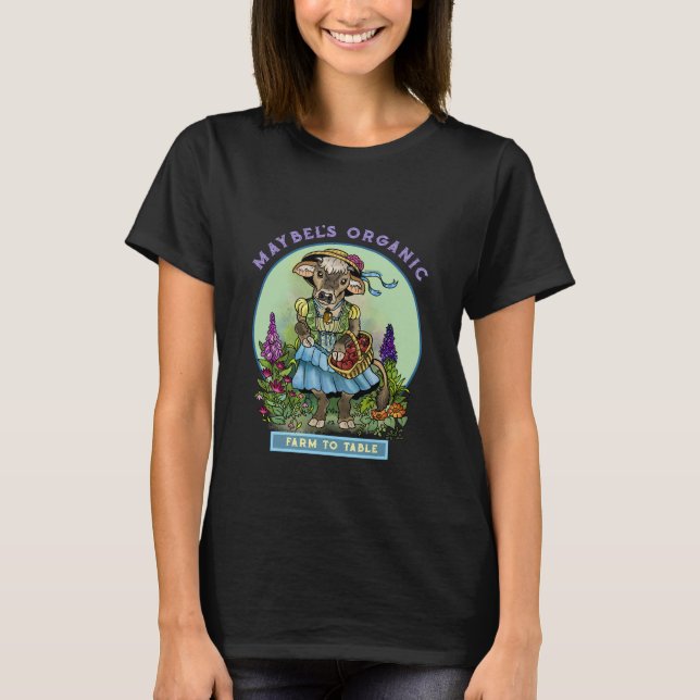 T-shirt Cowgirl Cottagecore (Devant)